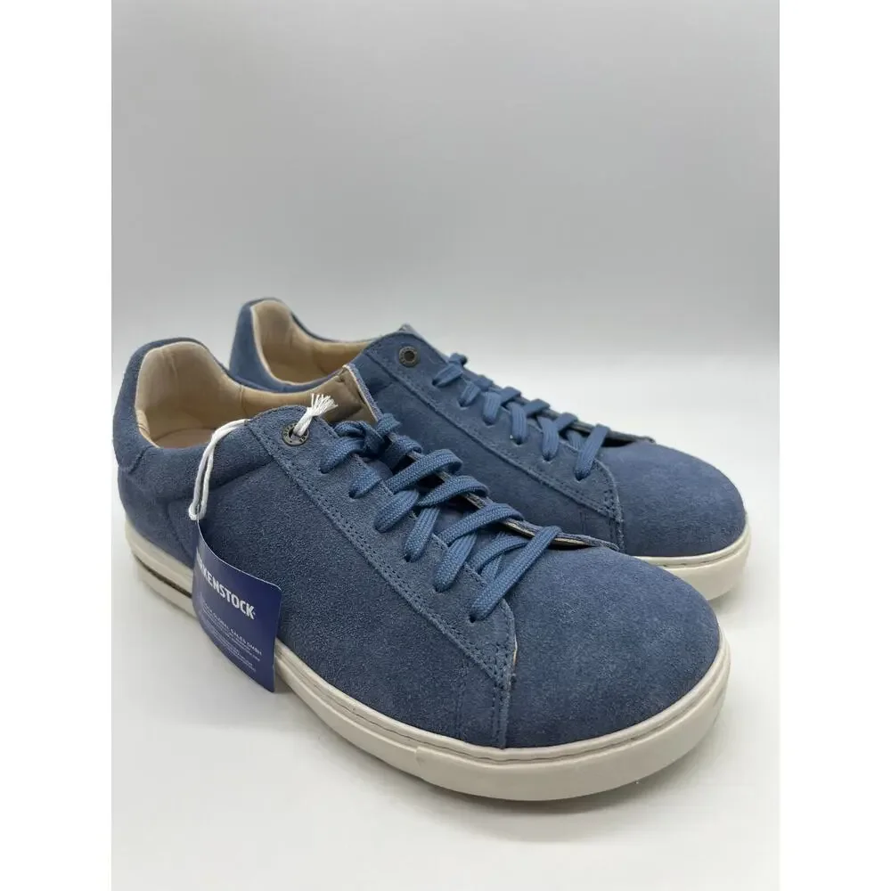 Birkenstock Bend Low Elemental Blue Suede Shoes Size W11/M9 NEW - Picture 12 of 12